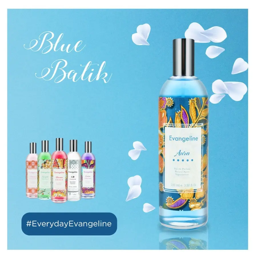 Evangeline   Eau De PARFUM 100 Ml - Batik Series Merah Orange