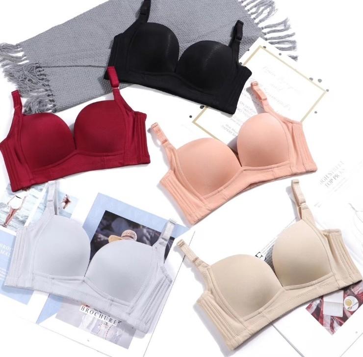 BRA 4D เสื้อชั้นในผู้หญิง ชุดชั้นในทนอมทอง อกชิด  ยกทรง Women Lady Clothing 2