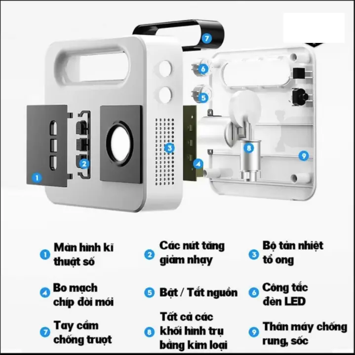 Bơm Lốp Ô Tô 12V-5A Đồng Hồ Điện Tử Tự Ngắt Cao Cấp Công Nghệ Nhật Bản Kích Thước Nhỏ Gọn Dễ Lưu Trữ Dây Cắm 3.2M An Toàn Giao Thông LED Chiếu Sáng 7