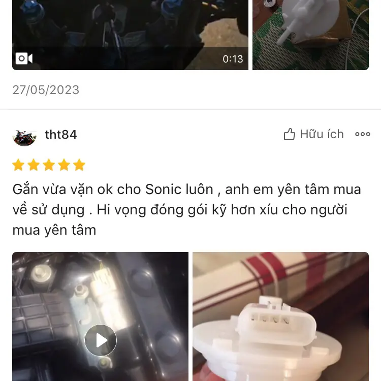 Vỏ bơm xăng Sonic chính hãng, vòi bơm Winner , tổng bơm nhiên liệu Honda , nắp trên bơm xăng ưiner Phụ Kiện Phụ Tùng 4