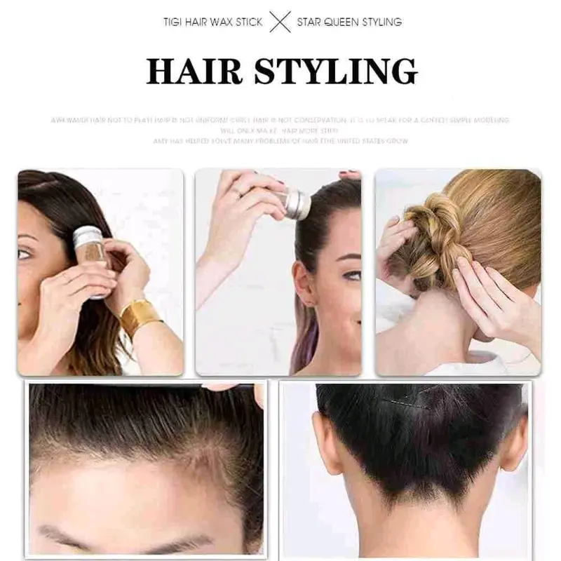 Wax Stick Styling Pomade Penata Rambut 75g - Cream Mousse, Nutrisi dan Perlindungan Maksimal 4