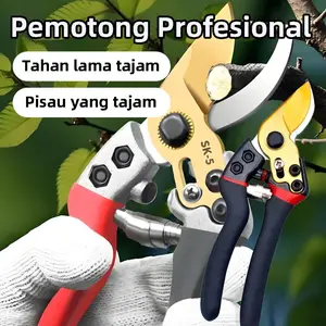 Gunting Dahan Pohon Pemangkas Ranting Tajam Baja Tahan Karat Pegangan Anti Selip Alat Kebun Serbaguna Pemangkasan Pohon Bunga Tanaman Rumah Perawatan Tanaman