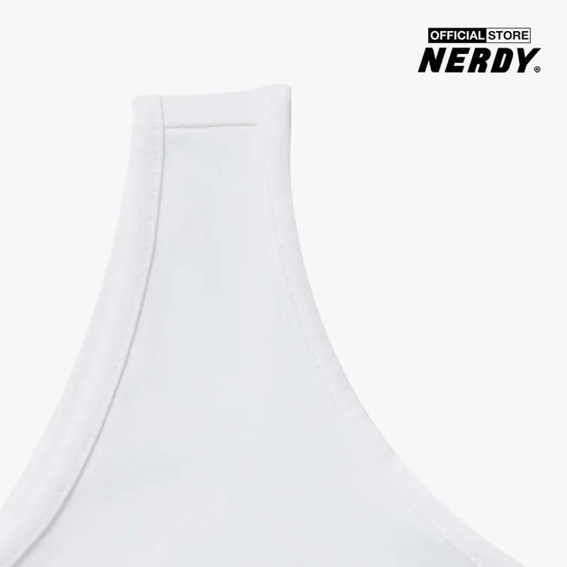 NERDY - Áo croptop nữ sát nách NY One Shoulder PNEU24SL08-00 4