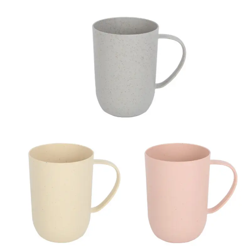 Wheat Straw Mouthwash Cup Household Teeth Brush Cup Washing Cup Brush Teeth Bulb Plastic Tumbler 4