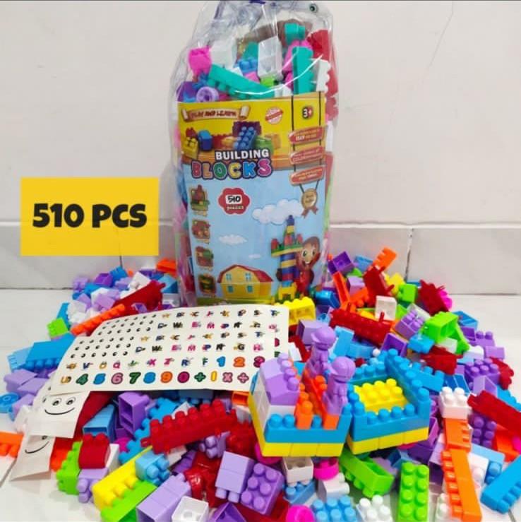 Mainan anak block susun isi 510 pcs - Mainan Balok anak Blocks - Shop ...