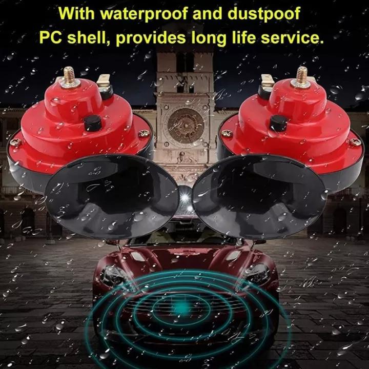 [ORIGINAL] Klakson Keong double waterproof anti air Aksesoris Motor mobil 12 v Suara Seperti Denso Dan Hella Klakson Keong Merah untuk Variasi Aksesoris Motor dan Mobil