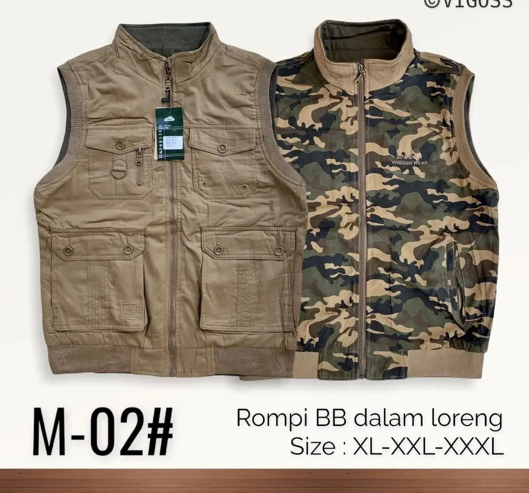ROMPI  IMPORT//ROMPI LORENG //ROMPI PRIA//ROMPI BOLAK BALIK//SIZE XL-XXL-XXXL