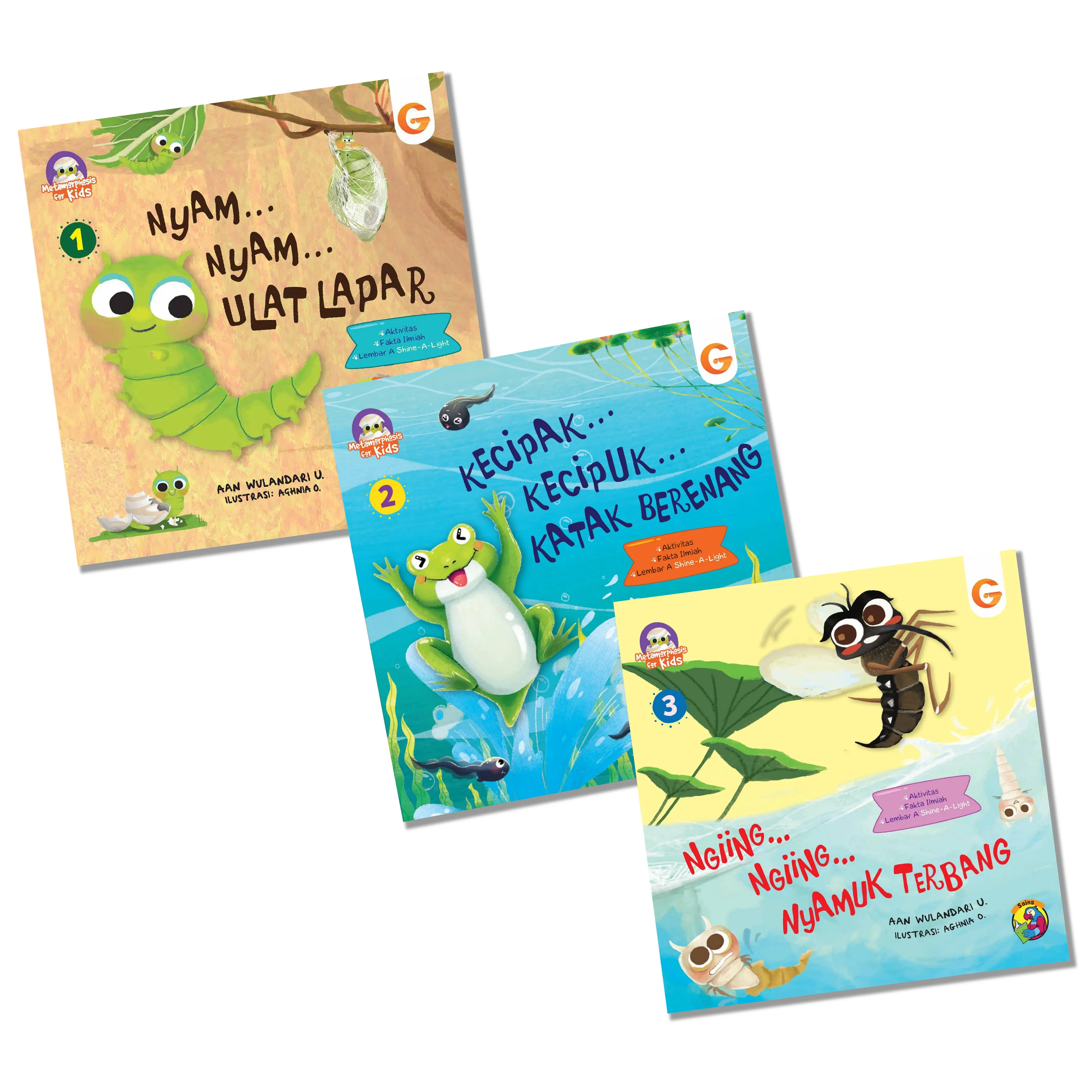 Buku Anak Seri Metamorphosis 1 Set (3 Buku) Gema Insani