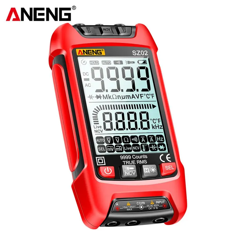 Digital Smart Multimeter, Digital Multimeter with LCD Display, Handheld Multimeter for Home Use, Boyfriend Gift, Tool, Electrical 2