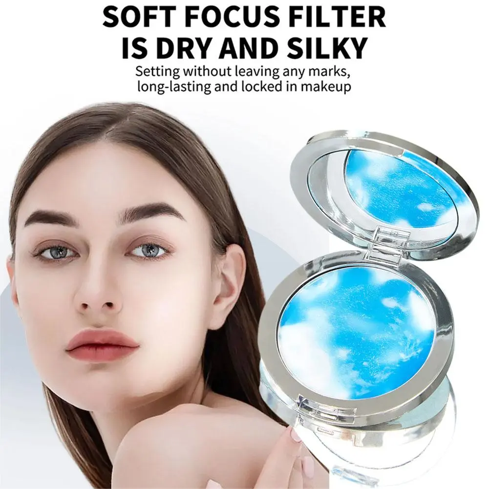 Ocheal Matte Face Powder Oil-control 24 Hours Long Lasting Waterproof Face Makeup Cosmetic Setting Compact Powder With Mirror