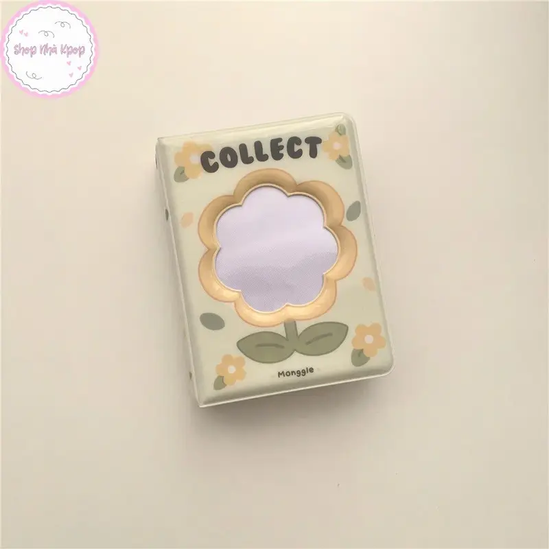 Collect Book sổ đựng card 6.5 x9cm - Abum ảnh mẫu đám mây bông hoa 6