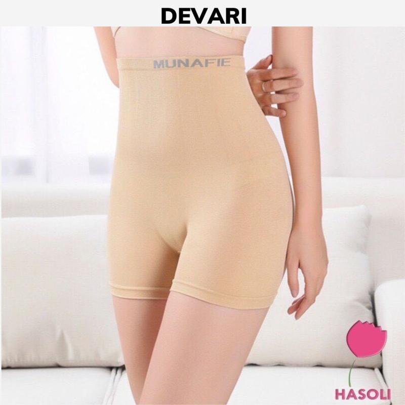  Quần mặc trong váy Gen Nịt Bụng co dãn tốt quần bảo hộ Women nữ có túi zip riêng từng sản phẩm DEVARI V1168 đồ  lót 