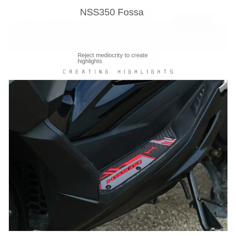 ยางเหยียบเท้า เหมาะสำหรับ 23 Honda Nss350 และพระพุทธเจ้า Sand Forza350 ที่ถูกดัดแปลง อุปกรณ์เสริมเสื่อเท้าสวยงามกันลื่น