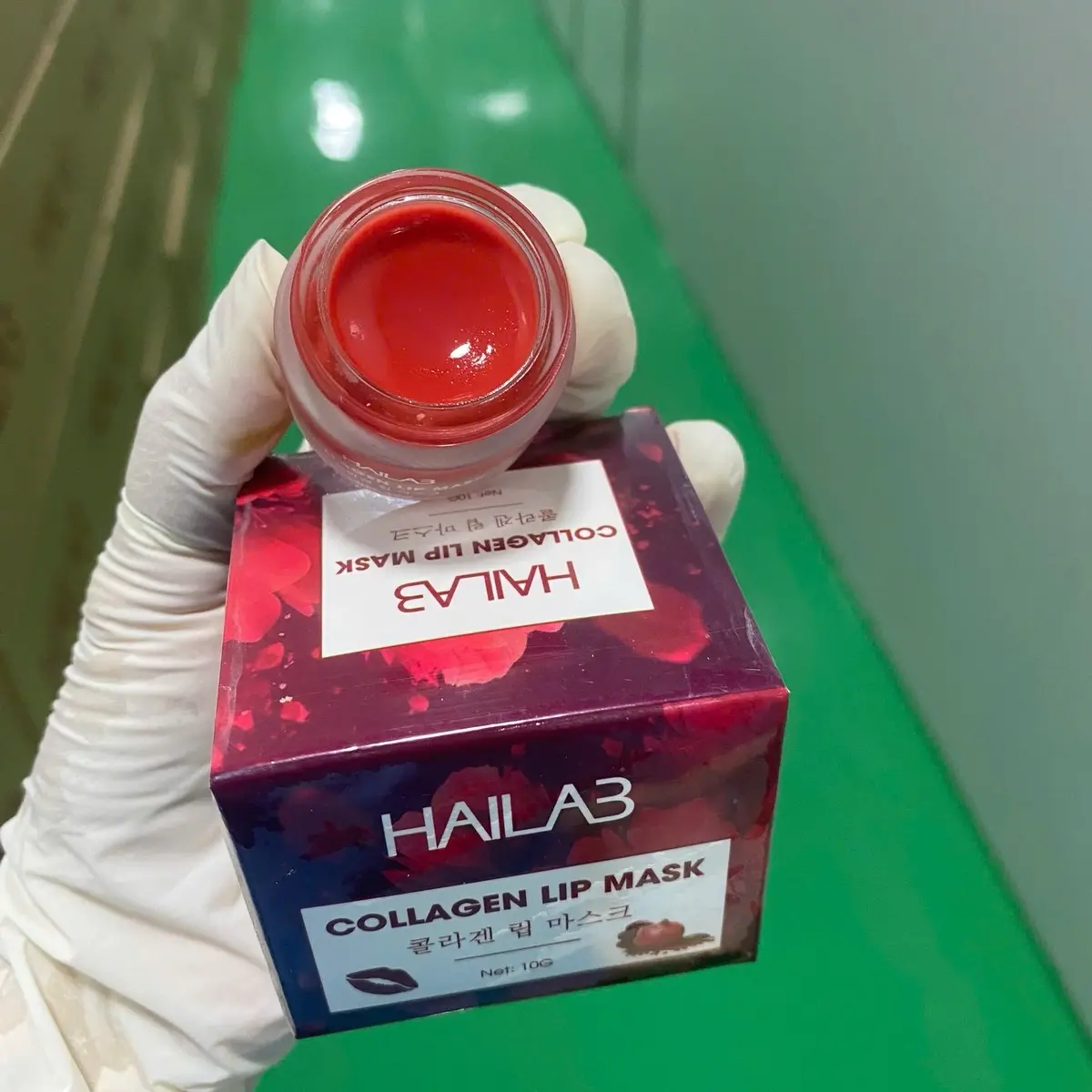 HAIL3 ủ môi lựu đỏ collagen làm dẹp mờ thâm tăng sinh collagen và giảm nhăn môi