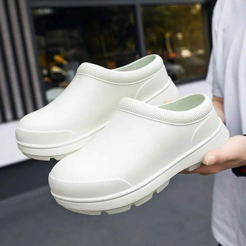 Kasut Chef, Uniseks, Antigelincir, Kalis Air, Kalis Minyak, Tidak Licin, Tahan Haus, Sesuai untuk Kerja dan Jururawat, Kasut Antigelincir Flat Shoes