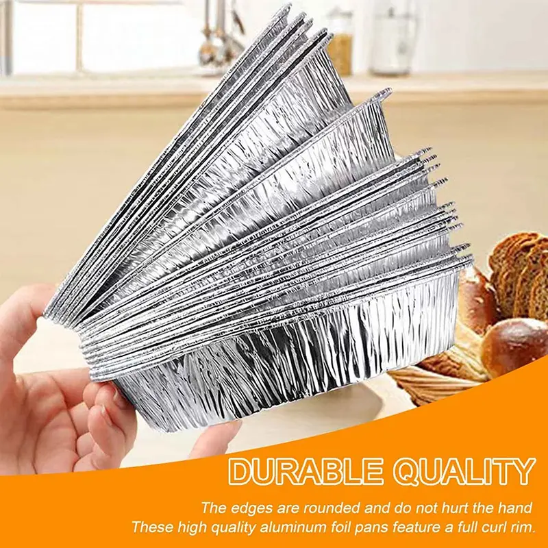 Kertas penggoreng udara pakai buang 18cm, kerajang aluminium kalis minyak, kotak timah, kertas penggoreng udara, bakul mengukus tidak melekat, alat dapur, dulang kuali titisan BBQ Kitchenware Utensils