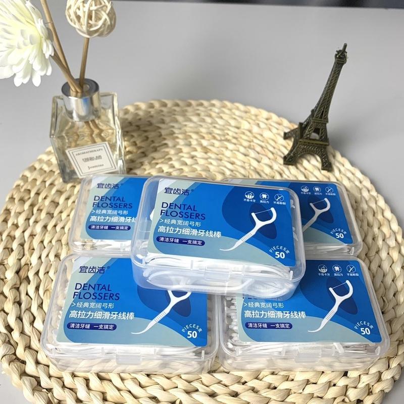 Product Introduction of Hộp 50 tăm chỉ nha khoa Dental Flossers giúp vệ sinh răng miệng hiệu quả hơn. 12