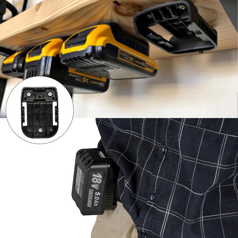Product Introduction of Tools power battery mounts storage stand holder for Makita 18v 14.4V fit Bosch battery hold shelf rack storage case 12