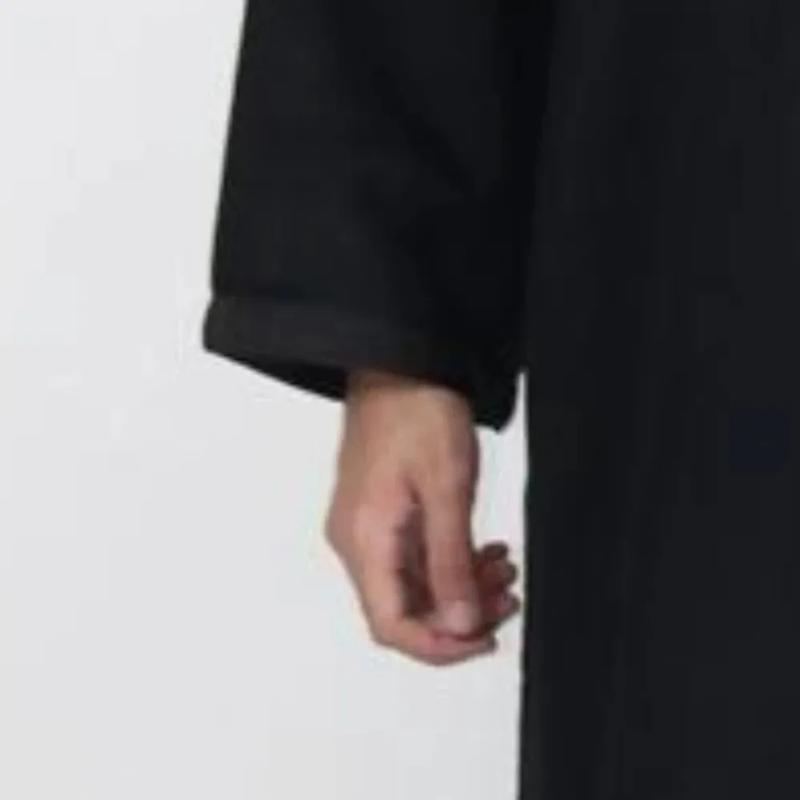 Product Introduction of 2024 Men's Muslim Thobe Middle East Jubba Thobe Long Sleeves Islamic Robe Men Muslim Dress Saudi Arabic Hooded Thobe Abaya Male 9