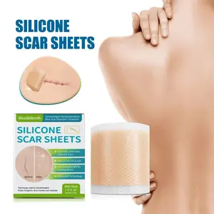 West Month Silicone Scar Sheet 4cm x 1.5m plester silikon penghilang keloid bekas luka