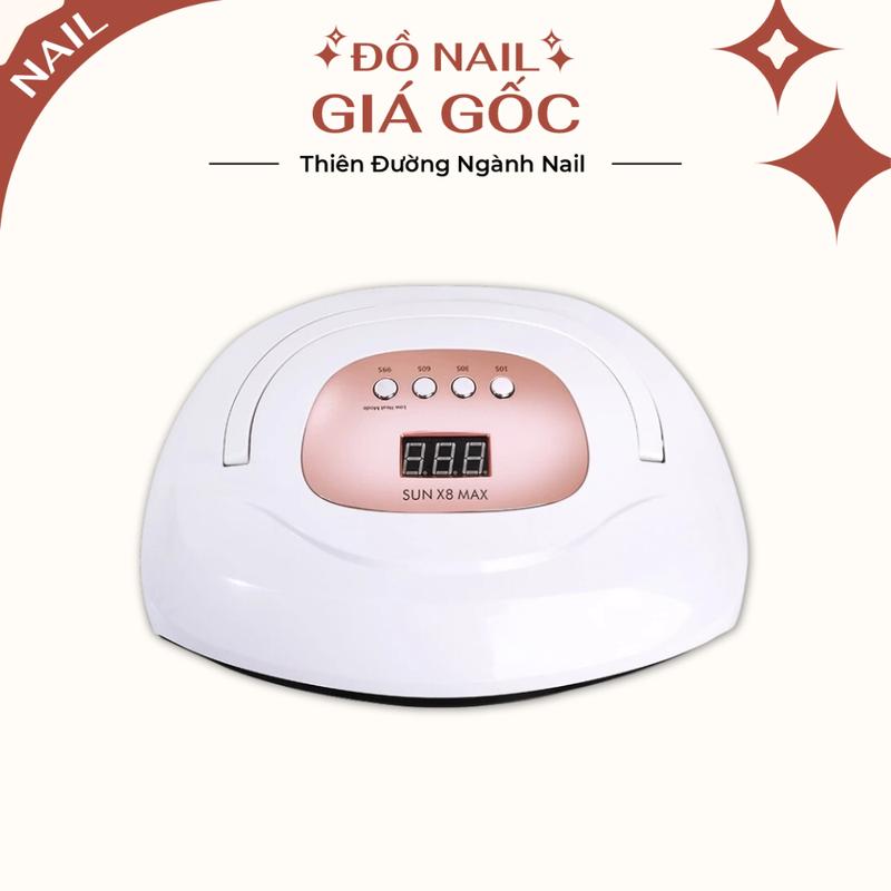 Máy hơ gel Sun X8 Max 150W 57 bóng - Máy hơ nail,móng cao cấp cho ngành nail
