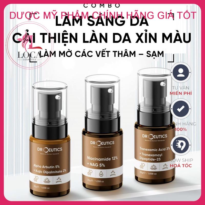 Serum drceutics arb Alpha Arbutin 5% + kojic Dipalmitale 2%, giúp sáng da, dưỡng da xỉn màu 4