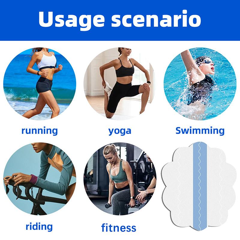 Product Introduction of Invisible Thigh Tapes Unisex Disposable Cloud Shaped Sweat Resistant Thigh Pads Care Anti-friction Protector Self Adhesive Patch 23