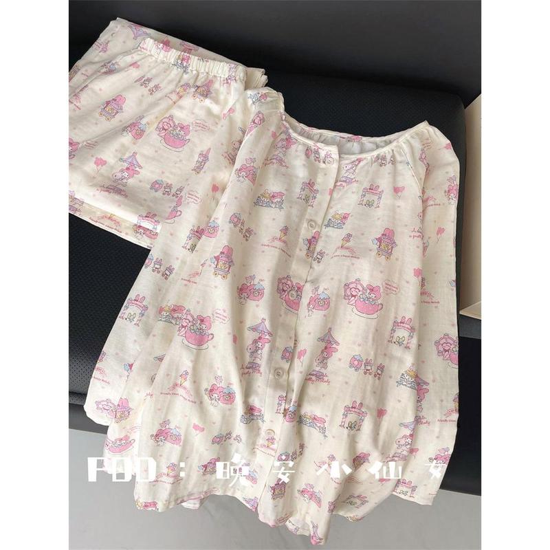 Bộ Đồ Ngủ Melti, Bộ Đồ Mặc Nhà Hai Mảnh Dành Cho Nữ, OOTD 0