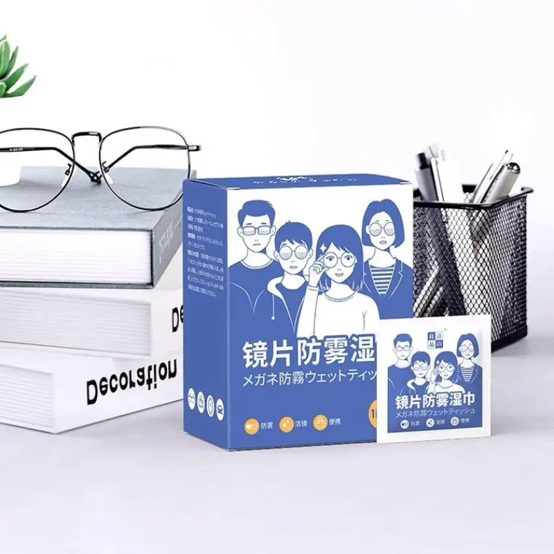 Vải lau kính Nano, 100 chiếc, Chất liệu Titanium, Chống sương mù, Chống bụi bẩn, Sạch dấu vân tay