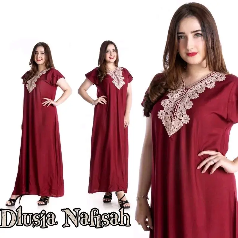 Daster arab nafisa marron