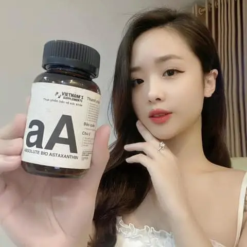 Viên uống hỗ trợ làm đẹp da Absolute Bio Astaxanthin 60 viên/lọ - VN Supplements
