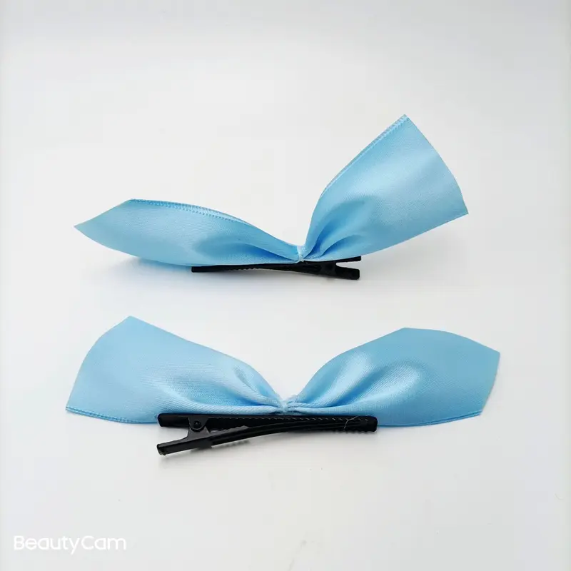 [Set 2 Kẹp] Kẹp tóc hình nơ Xinh Xắn Phong Cách Hàn Quốc Nơ kẹp tóc Fancy fizz - Đen, Đỏ, Trắng - Women, Nữ 8