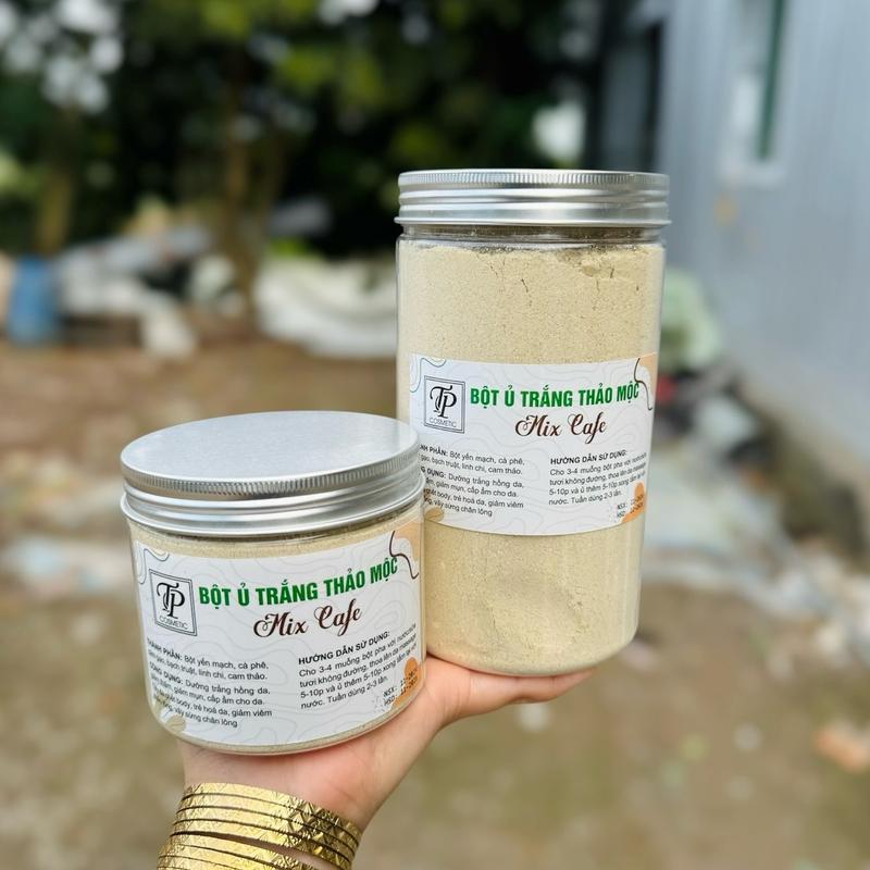 500g  Bột ủ Tắm Trắng Thảo Mộc Mix cafe ( Hỗ trợ dưỡng trắng da, tẩy da chết body ) Women