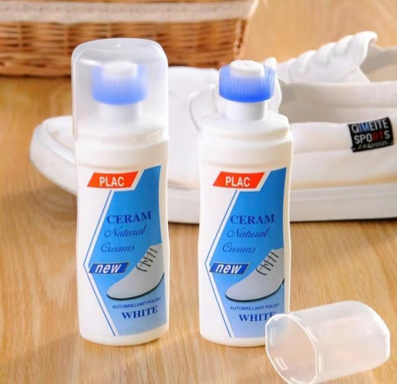 Chai xịt tẩy trắng giày, vệ sinh giày cực nhanh - Lọ vệ sinh tẩy vết ố vàng trên giày nhỏ gọn tiện lợi PT SHOP 9