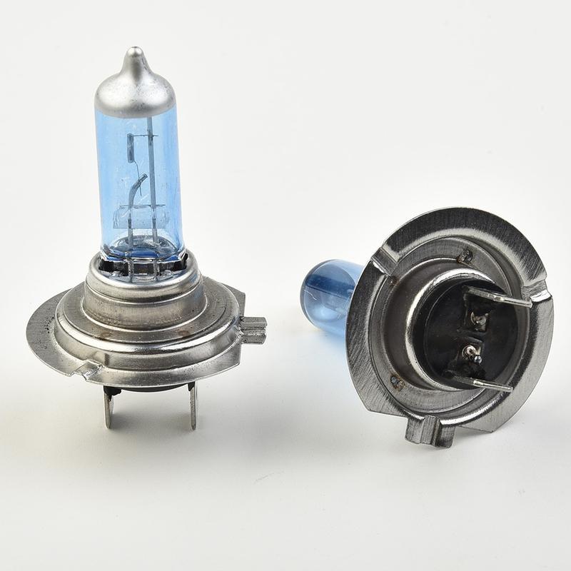 Bóng đèn Xenon, Trắng 12V H7 100W 6000K, Siêu sáng, Đèn pha ô tô Halogen, Bộ 2 chiếc, [SYTK] 3