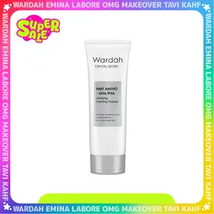 Wardah Crystal Secret NMF Amino + AHA PHA Clarifying Foaming Cleanser 100 mL - Sabun Cuci Muka Gentle Acid Mantle Expert | Wardah Super Sale