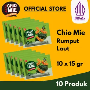 Rumput Laut Chio Mie Bites 10x15gr – Snack Mie Kering Renyah Gurih