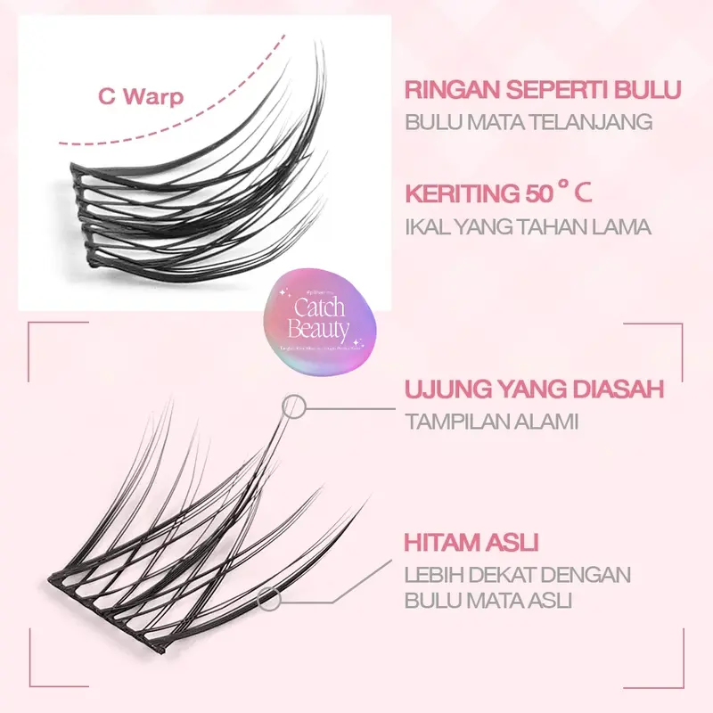 CB ulu Mata Palsu Berkualitas Tinggi Eyelash Extension 11/12/13mm Natural Ekstensi Bulu Eyelash Little Devil Bulu Mata Palsu 4