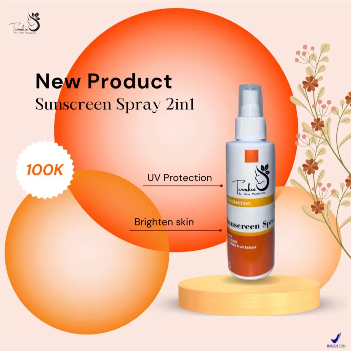 SUNSCREEN SPRAY Semprot Semua Jenis Kulit