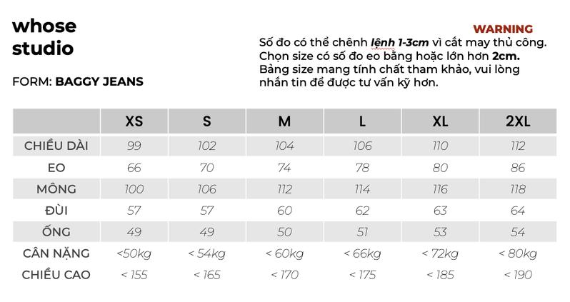 Product Introduction of GRIND WASH V2 BAGGY JEANS - Quần jeans Whose Menswear Pants 0
