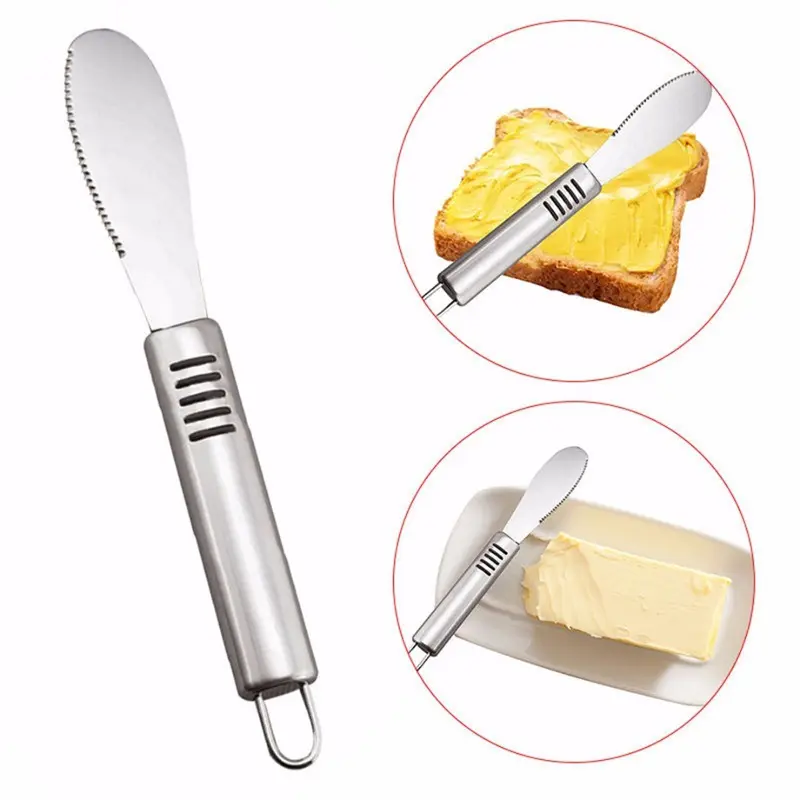 Stainless Steel Cream Knife Butter Knife Butter Scraper Cake Jam Small Scraper Saw Knife Sauce Knife Baking Utensils