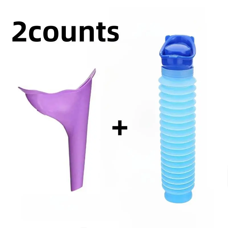 Portable Car Urine Bottle, Foldable Car Emergency Urine Bottle, Car Accessories for Outdoor Camping Travel 4