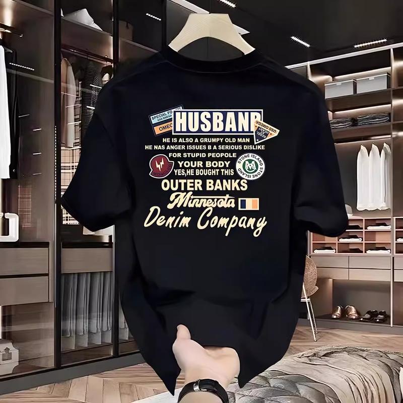 Hipster brand Plankton Shuai printed short sleeve T-shirt men 2024 new summer pure cotton loose round neck shirt men 0