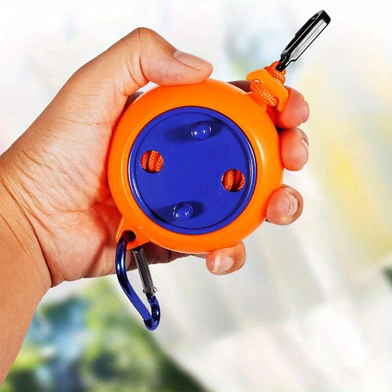 Product Introduction of Portable Clothes Drying Line for Camping and Travel - Lightweight and Compact with 12 Clothespins Included Anti slip clothes drying rack, hotel indoor retractable non perforated clothes drying rope Accessory Laundry 2