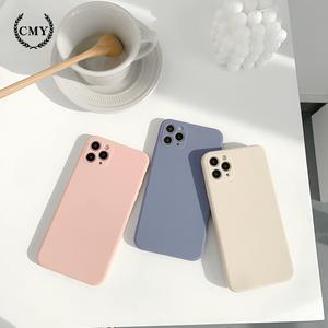 Matte Finish iPhone Case TPU Silicone compatible for case iPhone 11 Pro Max X Xr Xs 7 8 14 Plus Se 2020 12 pro max 13