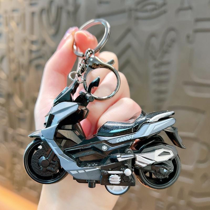 Product Introduction of Creative Trending Mini Warrior Harley Motorcycle Motorcycle Keychain Pendant Exquisite Vehicle Key Chain Gift 5