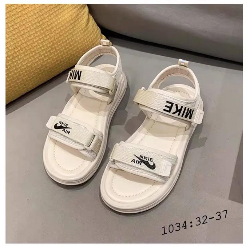 Dép sandal Nữ 2 quai hoạ tiết cá tính Mike DéP Shoes 2