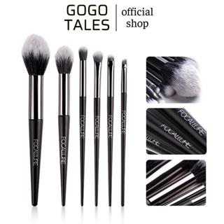 Bộ 6 Cọ Trang Điểm Focallure Đa Năng, Lông Cọ Mềm, Nhỏ Gọn, Tiện Lợi Bỏ Túi, Thích Hợp Đem Đi Du Lịch Cosmetic Mỹ Phẩm Nữ Mascara 1