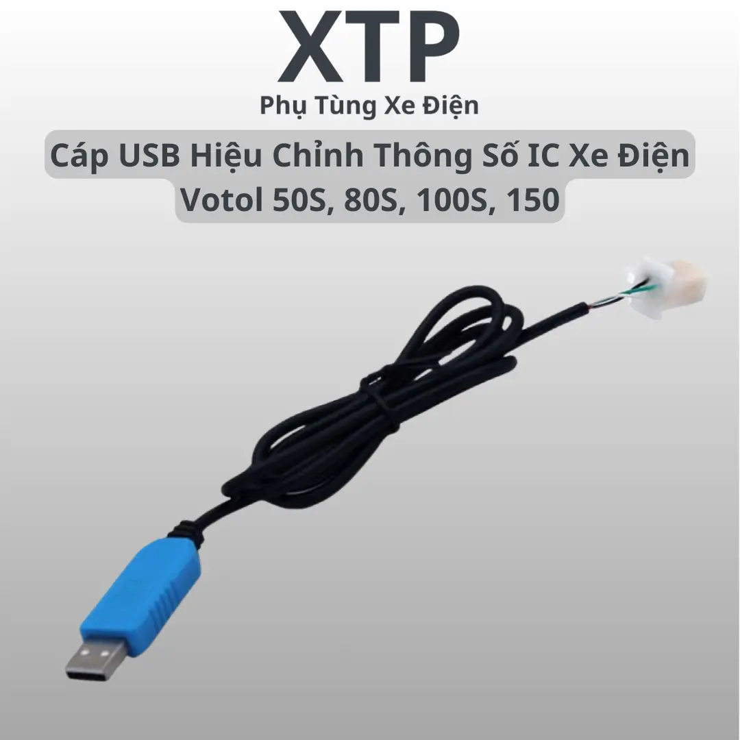 Cáp USB Hiệu Chỉnh Thông Số IC Xe Điện Votol 50S, 80S, 100S, 150S - Kết Nối Với Máy Tính