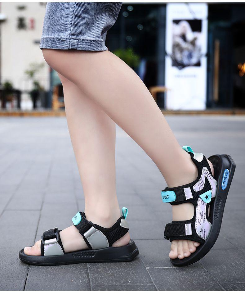 Product Introduction of ABC PEAC Boys' Sandals 2025 Summer New Soft Sole Non-Slip Boys' Sports Beach Shoes For Big Kids 20